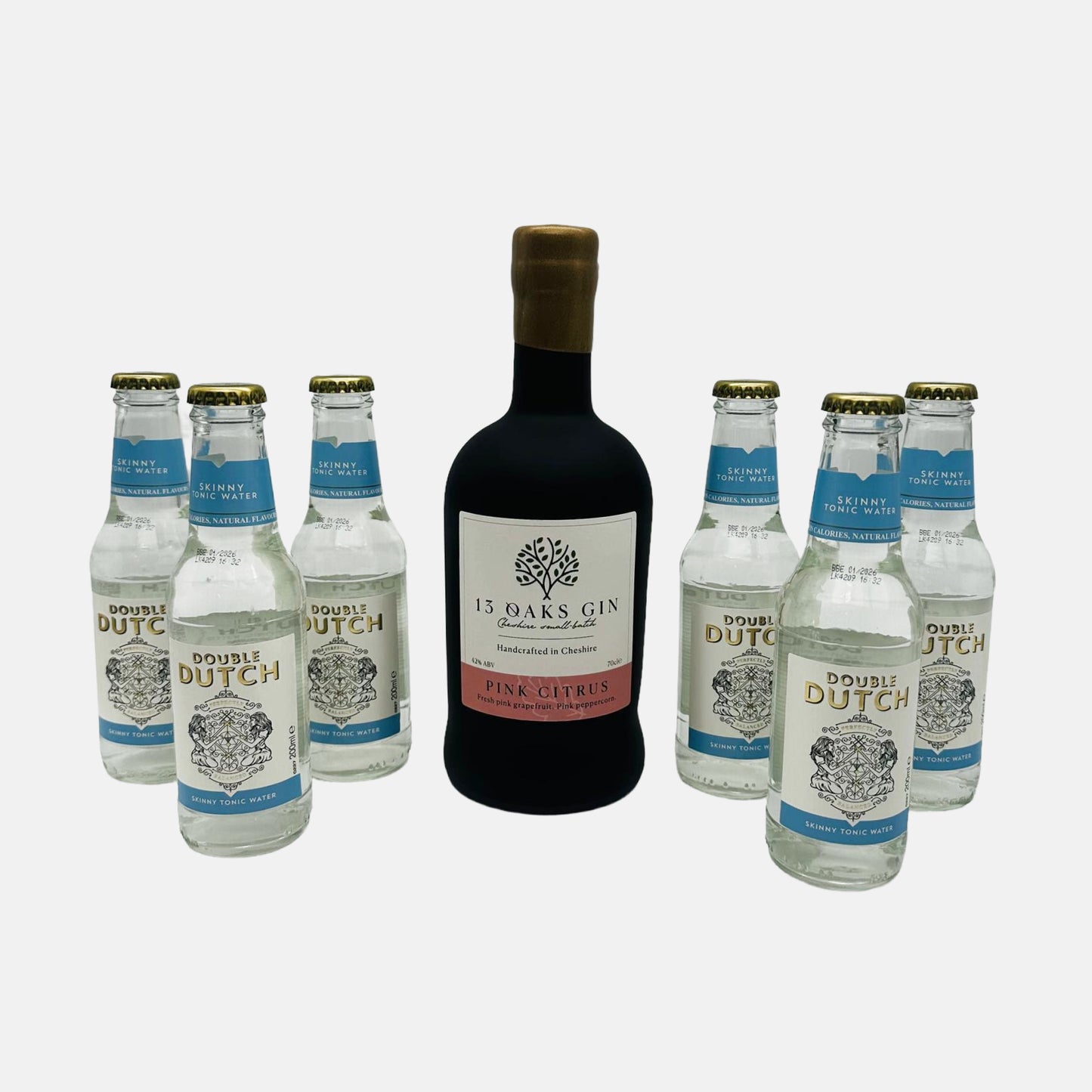 70cl Bottle of Gin & 6 Mixers