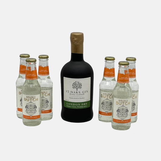 70cl Bottle of Gin & 6 Mixers